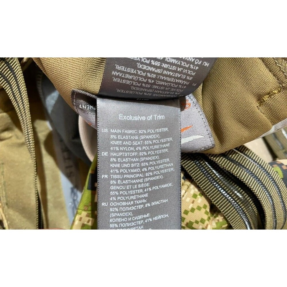 Sitka Gear Timberline Pants Mens 36T Tall Gore Optifade Subalpine With Knee Pads - Picture 16 of 16
